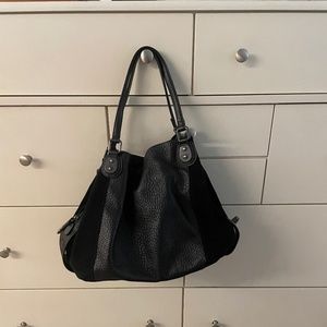 Black Leather Coach Bag